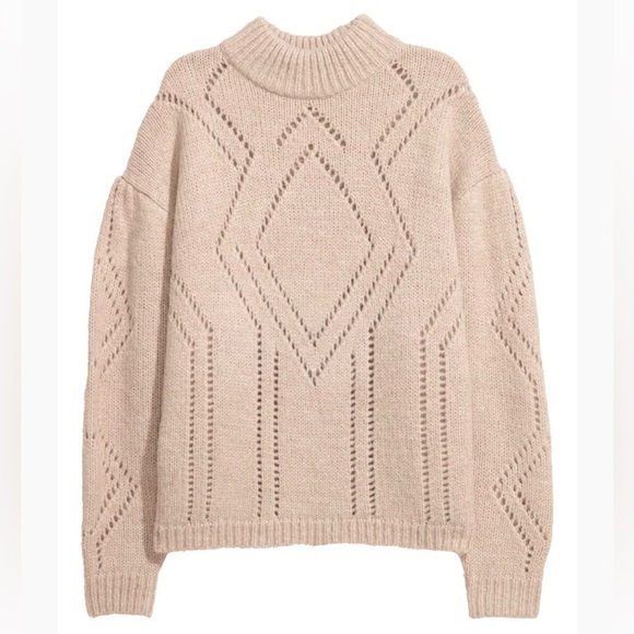H&M Beige Knit Sweater - Picture 1 of 8